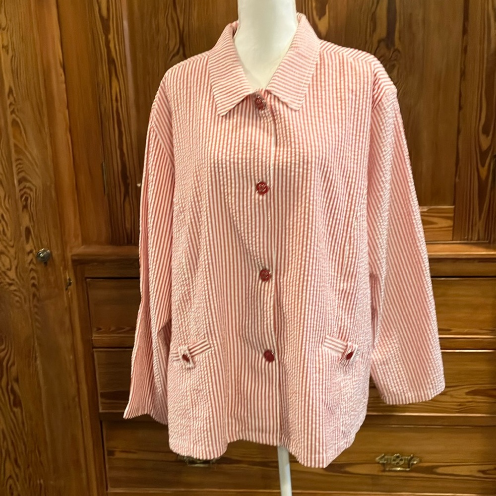 Tutor Court seersucker jacket 4X